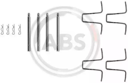 Комплектующие, колодки дискового тормоза A.B.S. 0976Q