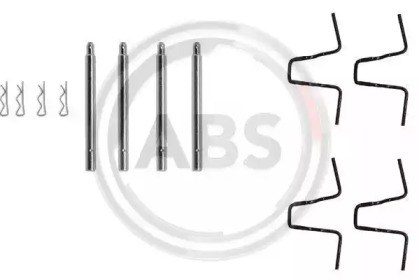 Комплектующие, колодки дискового тормоза A.B.S. 0978Q