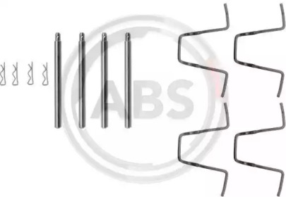 Комплектующие, колодки дискового тормоза A.B.S. 1010Q