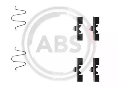 Комплектующие, колодки дискового тормоза A.B.S. 1170Q