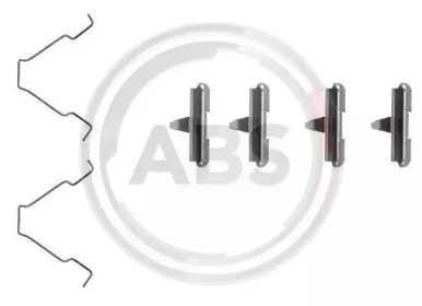 Комплектующие, колодки дискового тормоза A.B.S. 1270Q