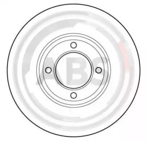 Тормозной диск A.B.S. 15729