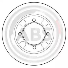 Тормозной диск A.B.S. 15876