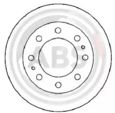 Тормозной диск A.B.S. 17290