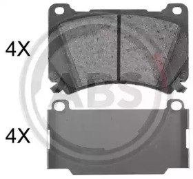 Комплект тормозных колодок A.B.S. 35036