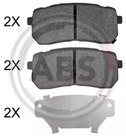 Комплект тормозных колодок A.B.S. 35099