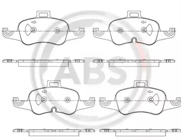 Комплект тормозных колодок A.B.S. 35106
