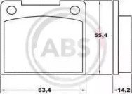 Комплект тормозных колодок A.B.S. 36037