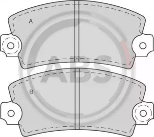 Комплект тормозных колодок A.B.S. 36042/2