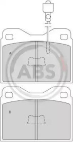 Комплект тормозных колодок A.B.S. 36091/1