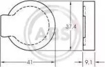 Комплект тормозных колодок A.B.S. 36115