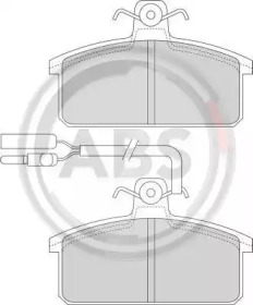 Комплект тормозных колодок A.B.S. 36146/2