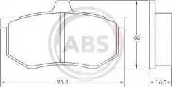 Комплект тормозных колодок A.B.S. 36166