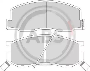 Комплект тормозных колодок A.B.S. 36175/1