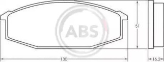 Комплект тормозных колодок A.B.S. 36420