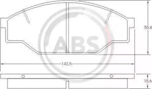 Комплект тормозных колодок A.B.S. 36603