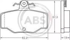 Комплект тормозных колодок A.B.S. 36741