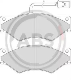 Комплект тормозных колодок A.B.S. 36931