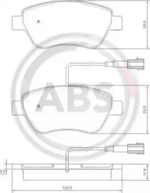 Комплект тормозных колодок A.B.S. 37280