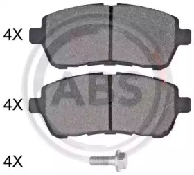 Комплект тормозных колодок A.B.S. 37606