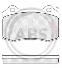 Комплект тормозных колодок A.B.S. 37691