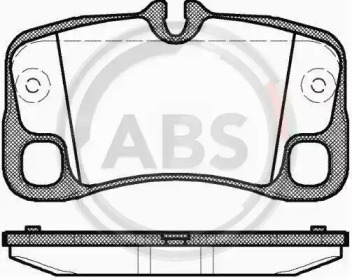 Комплект тормозных колодок A.B.S. 37726