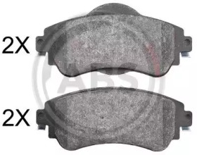 Комплект тормозных колодок A.B.S. 37890