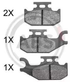 Комплект тормозных колодок A.B.S. 37933