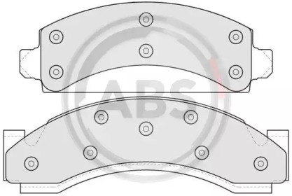 Комплект тормозных колодок A.B.S. 38149