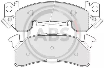 Комплект тормозных колодок A.B.S. 38153