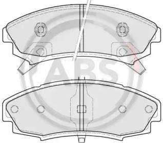 Комплект тормозных колодок A.B.S. 38315