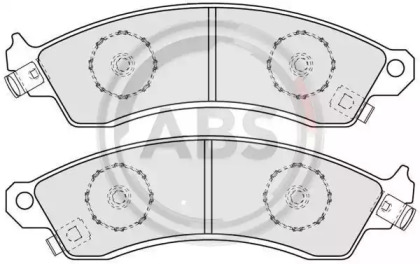 Комплект тормозных колодок A.B.S. 38412