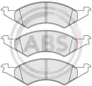 Комплект тормозных колодок A.B.S. 38421