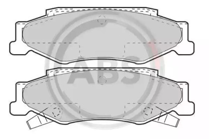 Комплект тормозных колодок A.B.S. 38732