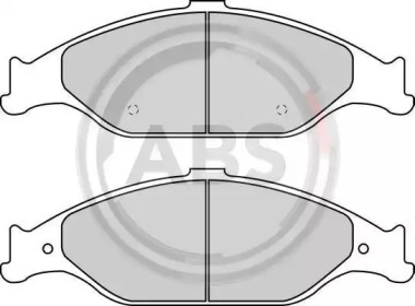 Комплект тормозных колодок A.B.S. 38804