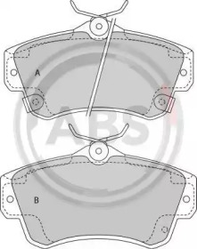 Комплект тормозных колодок A.B.S. 38841