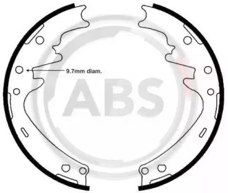 Комлект тормозных накладок A.B.S. 40263