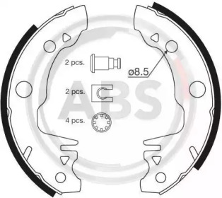 Комлект тормозных накладок A.B.S. 8118