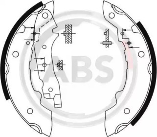 Комлект тормозных накладок A.B.S. 8407