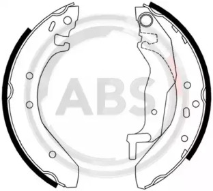 Комлект тормозных накладок A.B.S. 8865