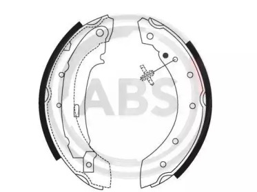 Комлект тормозных накладок A.B.S. 8895