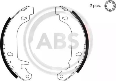 Комлект тормозных накладок A.B.S. 8932