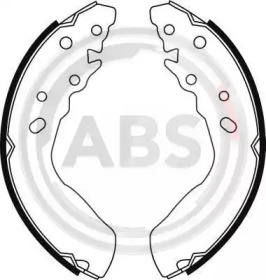 Комлект тормозных накладок A.B.S. 8975