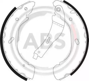 Комлект тормозных накладок A.B.S. 9087