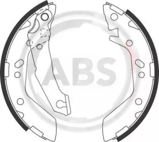 Комлект тормозных накладок A.B.S. 9148