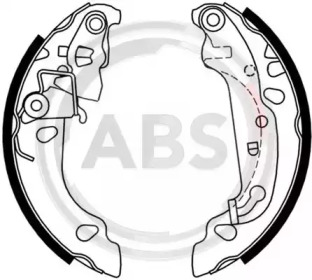Комлект тормозных накладок A.B.S. 9166