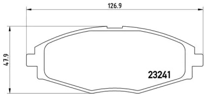 Комплект тормозных колодок A.B.S. P15006