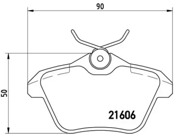 Комплект тормозных колодок A.B.S. P23067