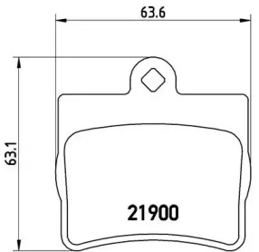 Комплект тормозных колодок A.B.S. P50024