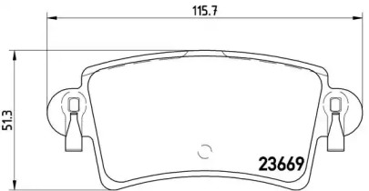 Комплект тормозных колодок A.B.S. P59040